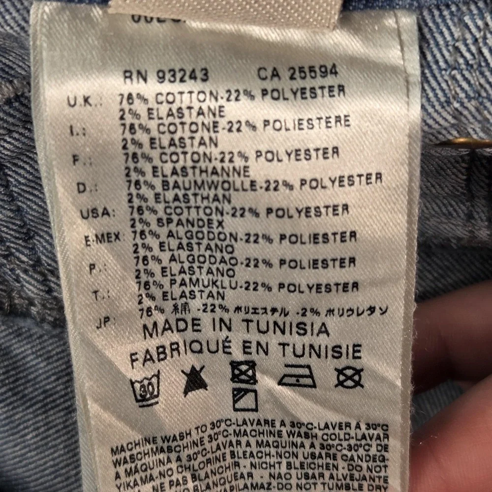 Diesel Jeans Womens 32 Blue Livier Super Slim Jegging Low Waist Stretch Denim